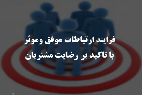 پاورپوینت فرآیند ارتباطات موفق و موثر با تاکید بر رضایت مشتری