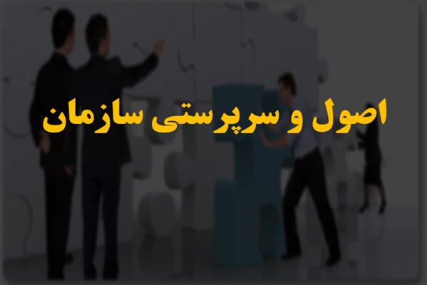 پاورپوینت اصول و سرپرستی سازمان